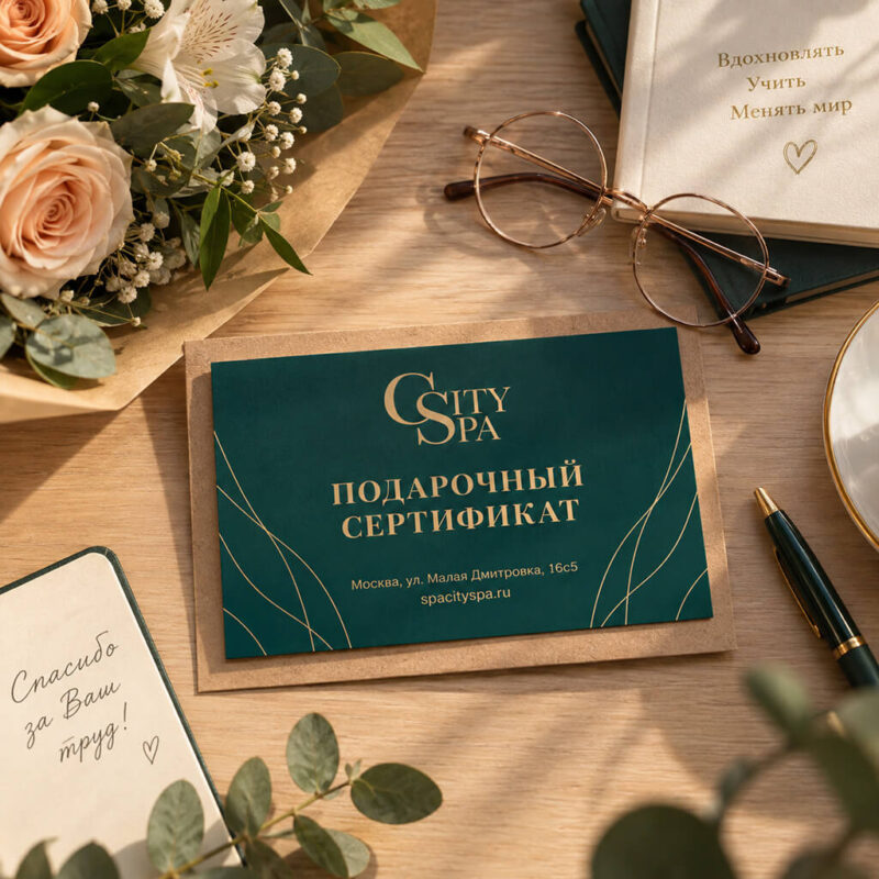 Подарочный сертификат для учителя