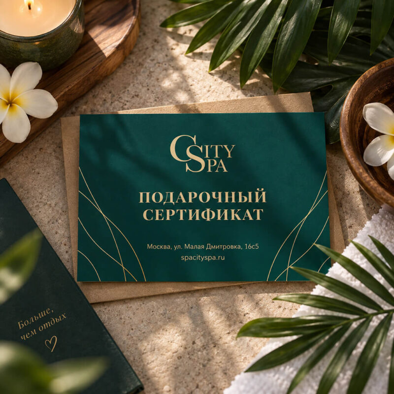 Подарочный сертификат «Спа-каникулы»